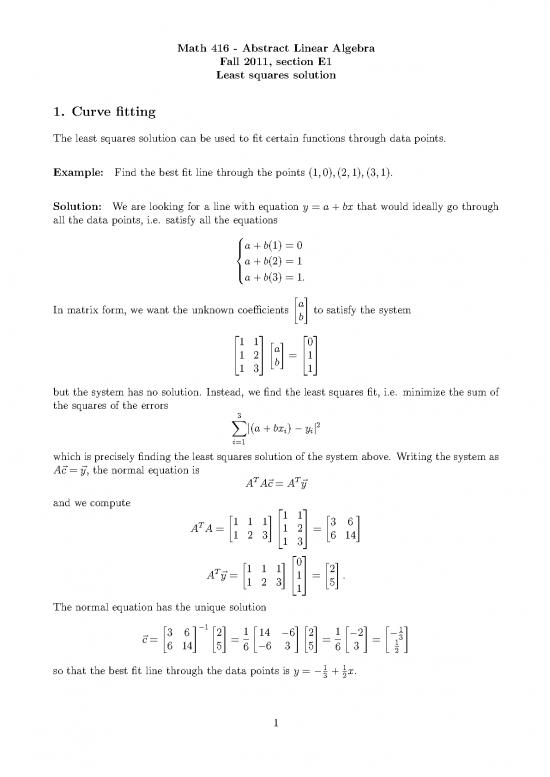 picture_Matrix Pdf 88167 | Math416 Leastsquares
