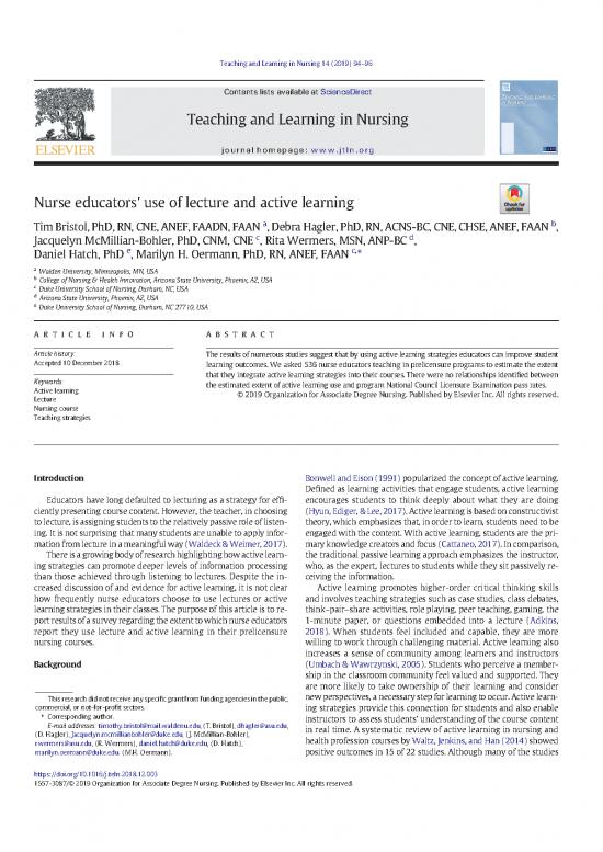 picture1_Active Learning Strategies Pdf 88884 | Mcmillian Boher Hatch And Oermann Article