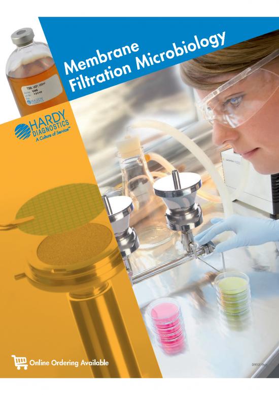 picture Membrane Filtration Pdf 88222 | Membrane Filtrations Micro 082313