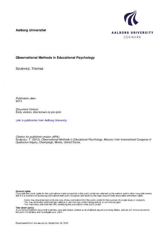 picture Study Methods Pdf 88177 | Observational Methods In Educational Psychology