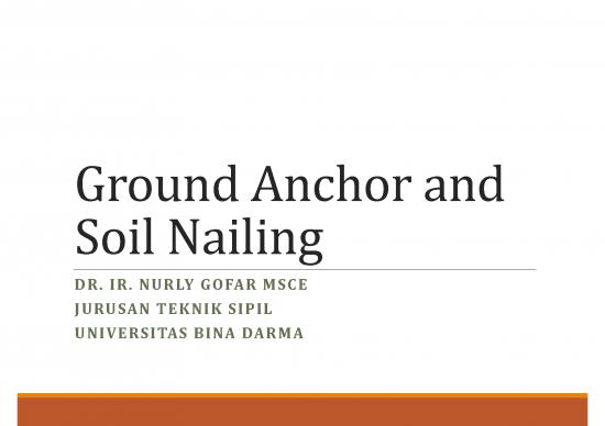 picture_Soil Nailing Pdf 88538 | Per 14 Groud Anchor And Soil Nailing(2019 2020) Universitas Bina Darma