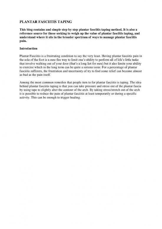 picture1_Plantar Fasciitis Taping Pdf 87593 | Plantar Fasciitis Taping