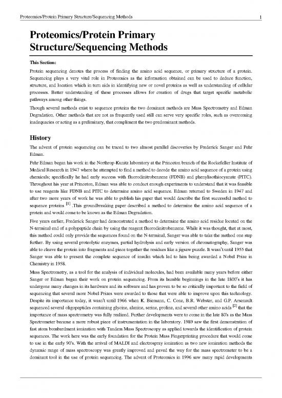 picture_Protein Sequencing Methods Pdf 89035 | Protein Primary Structure
