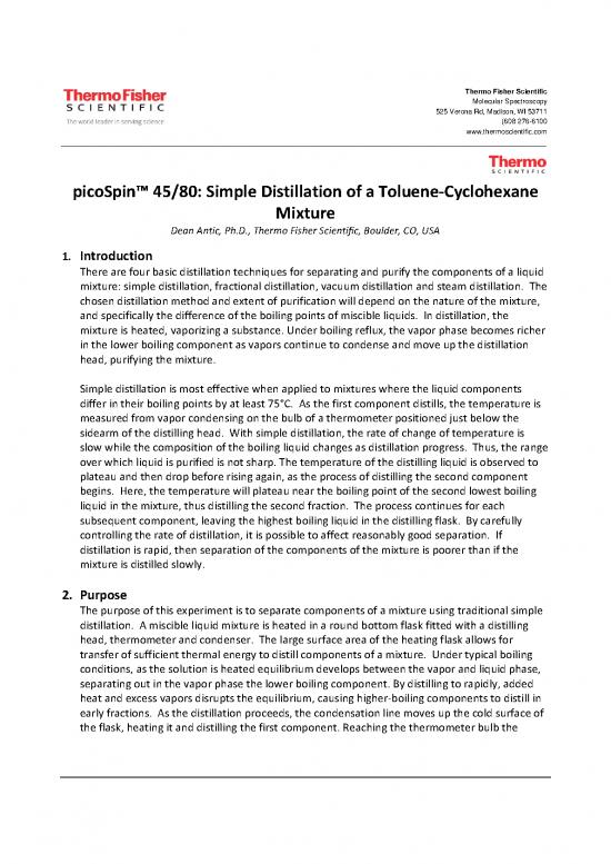 picture1_Scientific Method Pdf 87280 | Ps45 Ps80 Simple Distillation Of Cyclohexane And Toluene
