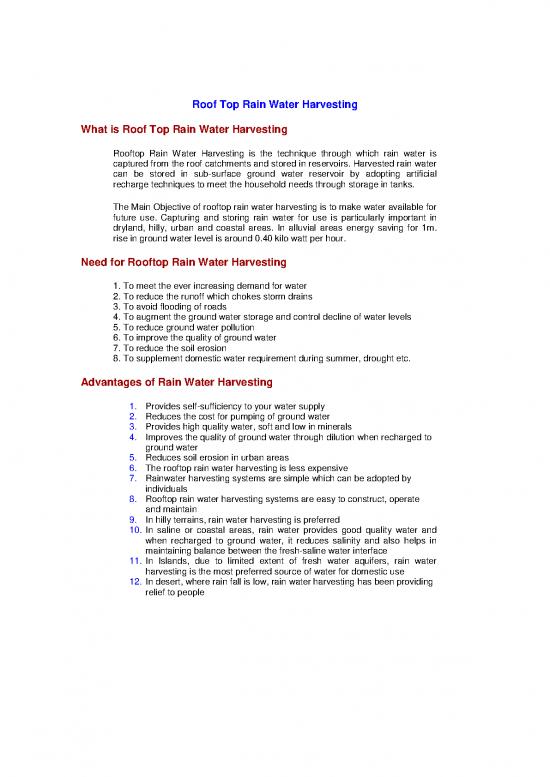 picture_Roof Top Rain Water Harvesting