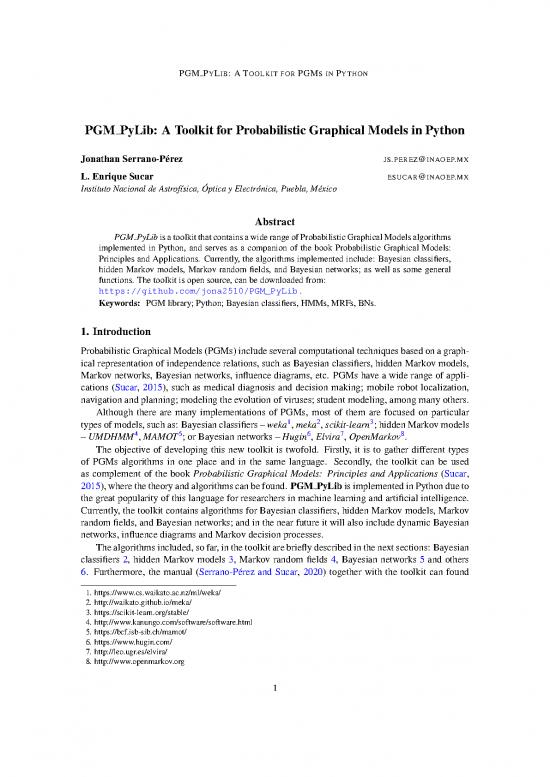 picture Probabilistic Graphical Models Pdf 88954 | Serrano Perez20a