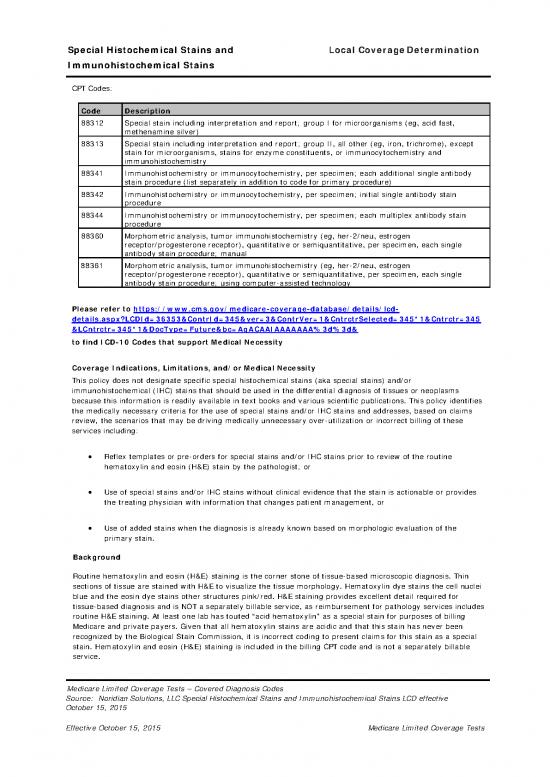 picture_Technology Pdf 87114 | Special Histochemical Stainsimmunohistochemical Stains Icd10 Updated 120617