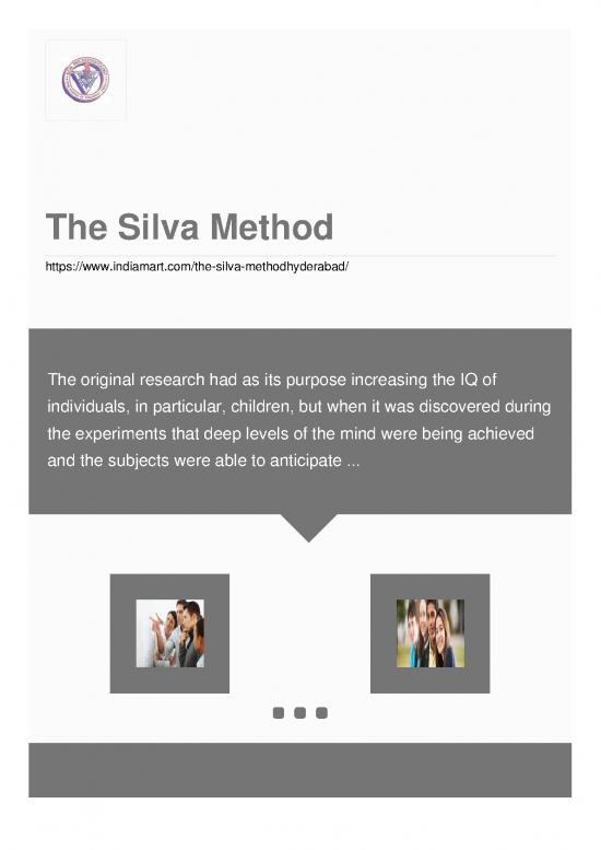 Jose Silva Method