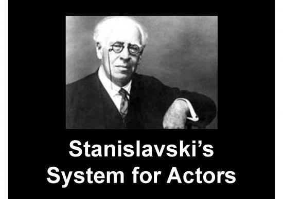 picture_Stanislavski Pdf 88157 | The Stanislavski System For Actors
