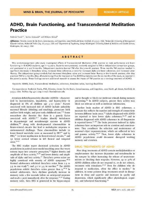 picture1_Transcendental Meditation Pdf 88065 | Travis Adhd Brain Functioning And Transcendental Meditation Practice
