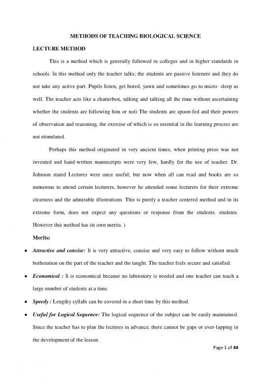 picture Online Teaching Methods Pdf 88174 | Unit 7 Methods Of Teaching Biological Science