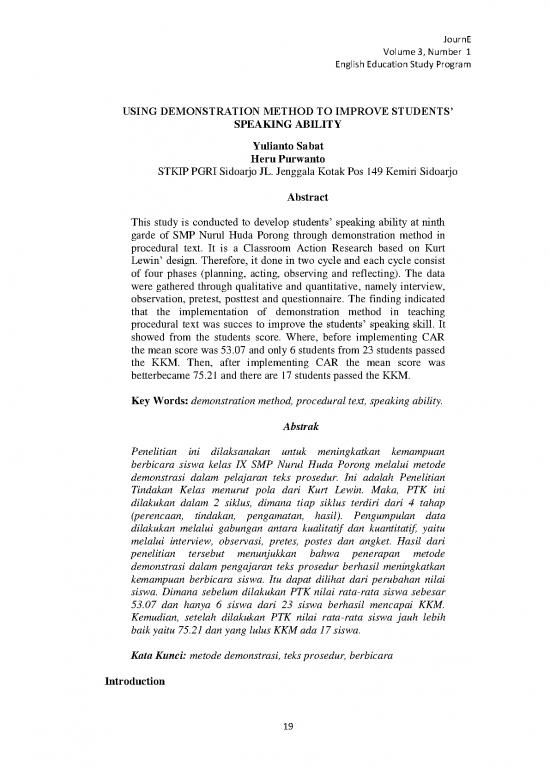 picture1_Interview Method Pdf 87780 | Using Demonstration Method To Improve Students’ Speaking Ability