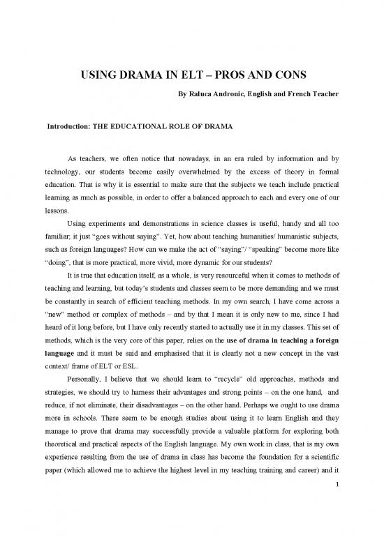 picture Online Teaching Methods Pdf 89141 | Using Drama In Elt – Pros And Cons