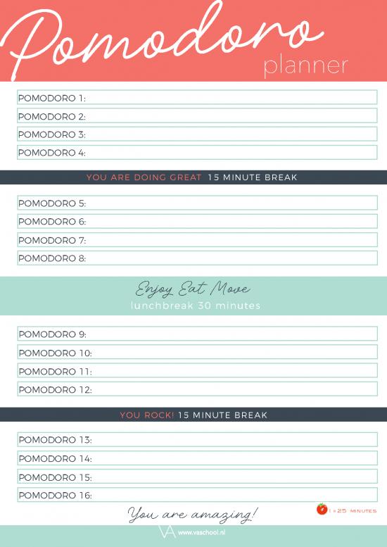 picture_Pomodoro Pdf 89184 | Va School Planners Voor Virtual Assistants Pomodoro