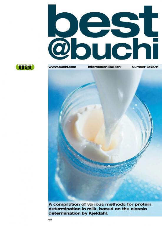 picture Processing Pdf 88211 | Various Methods For Protein Determination In Milk