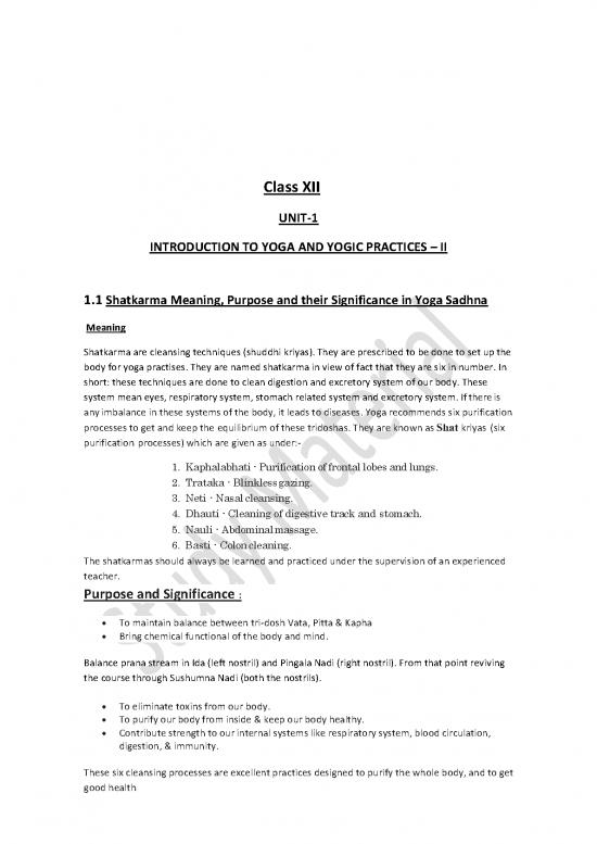 picture_Shatkarma Pdf 87285 | Yoga Xii Unit1