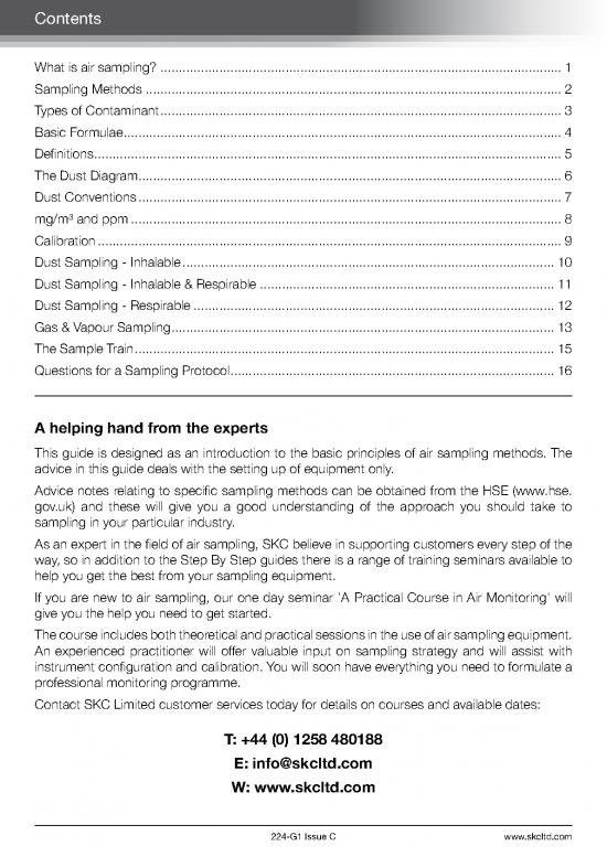 Air Sampling Methods Pdf 89188 Basic Step By Step Guide