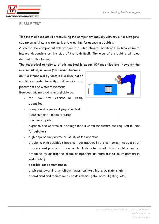 Leak Testing Methods Pdf 88173 Leak Testing Methodologies