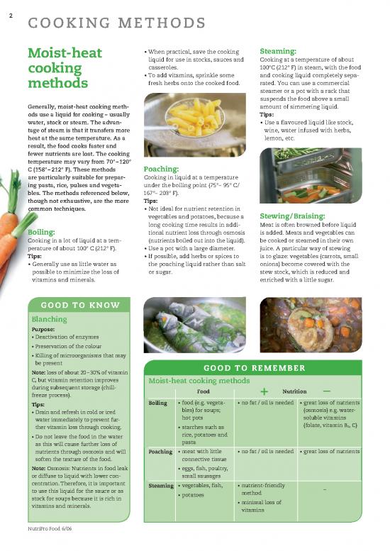 Methods Of Cooking Pdf 86943 | Nutripro Magazine Healthy Cooking Methods