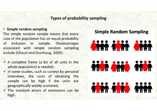 Types Of Sampling Pdf 86861 Types Of Sampling Probability Sampling