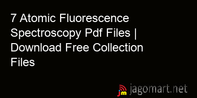 picture 7 Atomic Fluorescence Spectroscopy Pdf Files | Download Free Collection Files