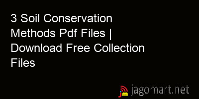 picture 3 Soil Conservation Methods Pdf Files | Download Free Collection Files
