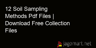 picture 12 Soil Sampling Methods Pdf Files | Download Free Collection Files