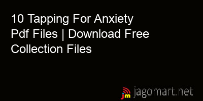 picture 10 Tapping For Anxiety Pdf Files | Download Free Collection Files