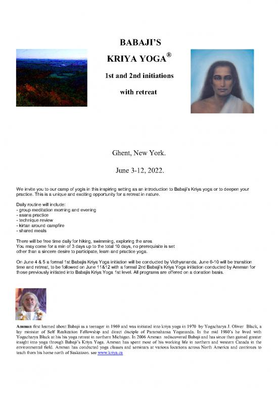 picture Babaji Kriya Yoga Pdf 90077 | 1&2 Retreat Ghent Ny