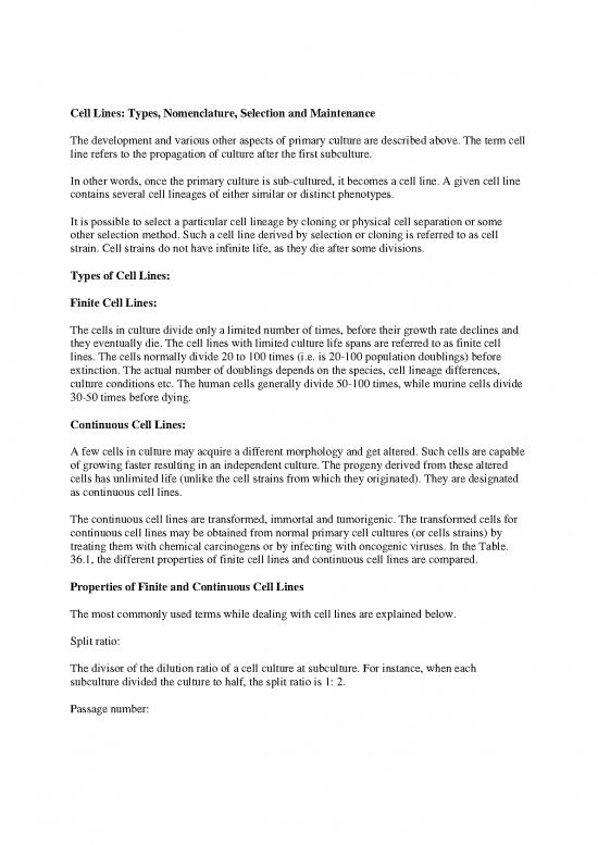picture Types Of Cell Culture Pdf 90221 | 315 Unit 3  Nomenclature And Maintenance