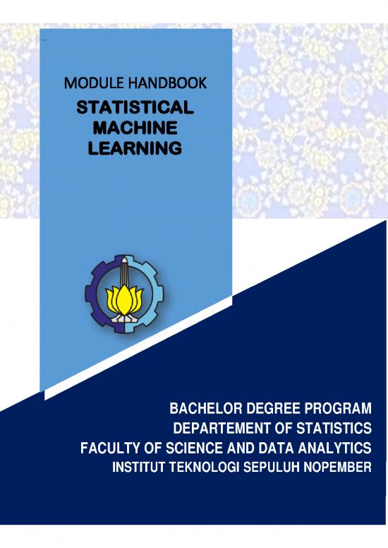 picture Learning Pdf 90002 | 32 Modulehandbook Statisticalmachinelearning