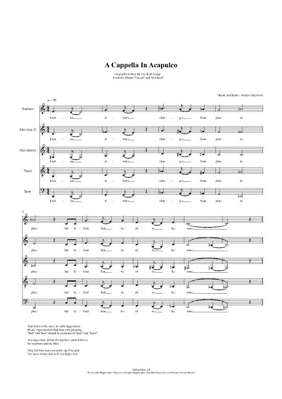 picture_Music Therapy Pdf 90584 | A Cappella In Acapulco 2 Sample