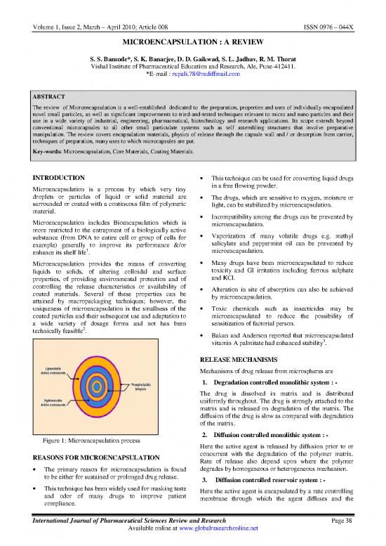 picture1_Microencapsulation Pdf 89789 | Article 008