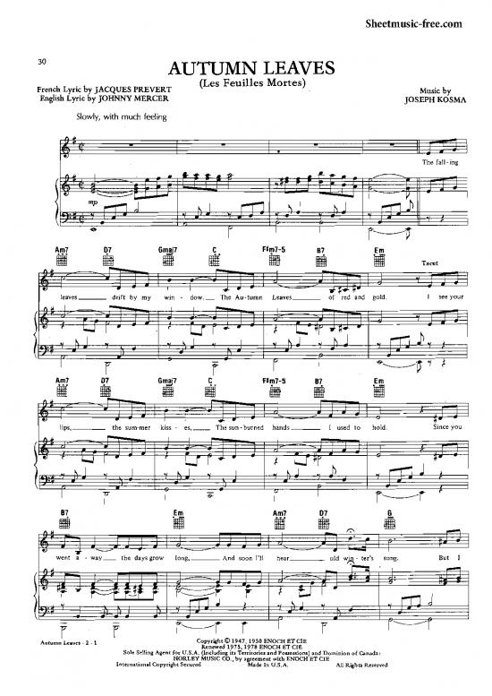 picture_Music Therapy Pdf 91278 | Autumn Leaves