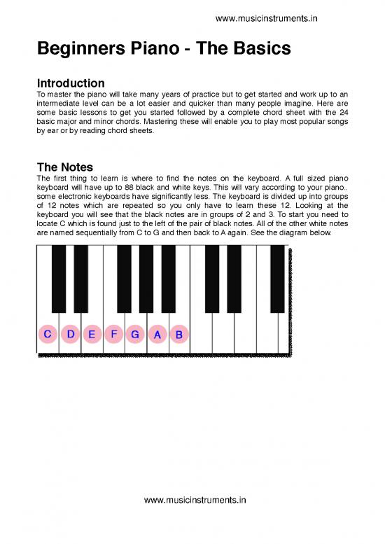 picture Piano Pdf 91242 | Beginners Piano Chord Guide