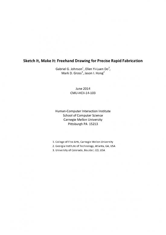 picture Freehand Sketching Pdf 91444 | Cmu Hcii 14 103
