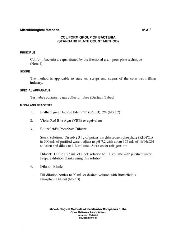 picture Pour Plate Method Pdf 90753 | Coliform Group Of Bacteria Standard Plate Count Method