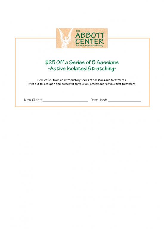 picture Active Isolated Stretching Pdf 90555 | Coupon Ais