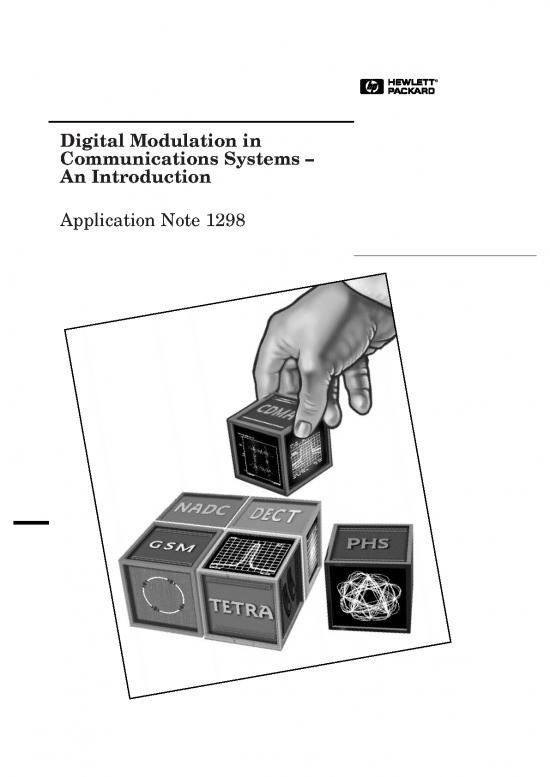 picture Digital Modulation Pdf 89895 | Digitalmodulation Whitepaper