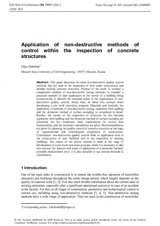 picture1_Non Destructive Testing Of Concrete Pdf 89626 | E3sconf Uesf2021 09007