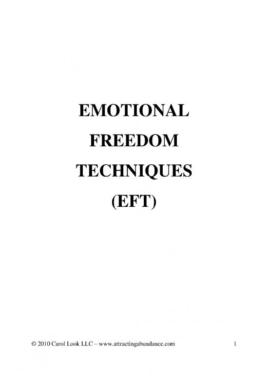 picture1_Eft Tapping Pdf 89443 | Eft Directions