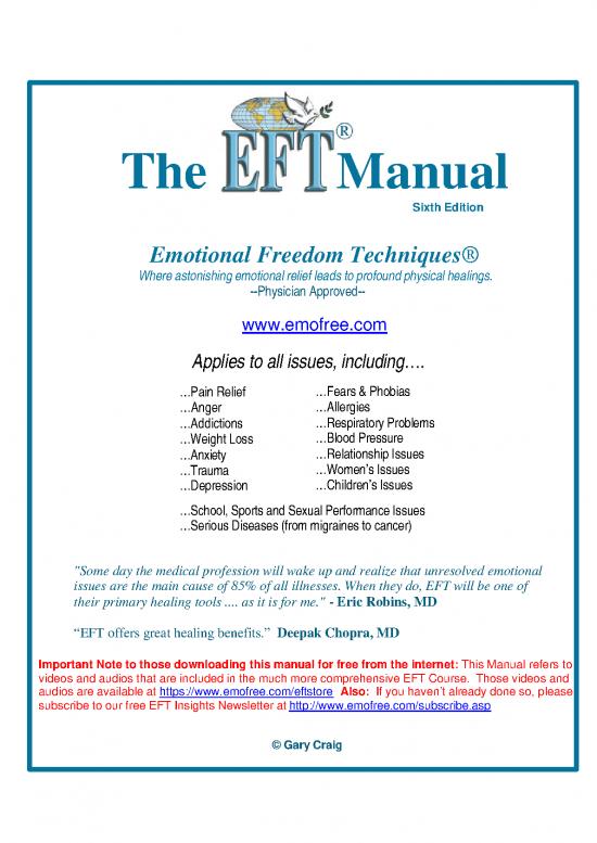 Trauma Therapy Techniques Pdf 89958 Eftmanual