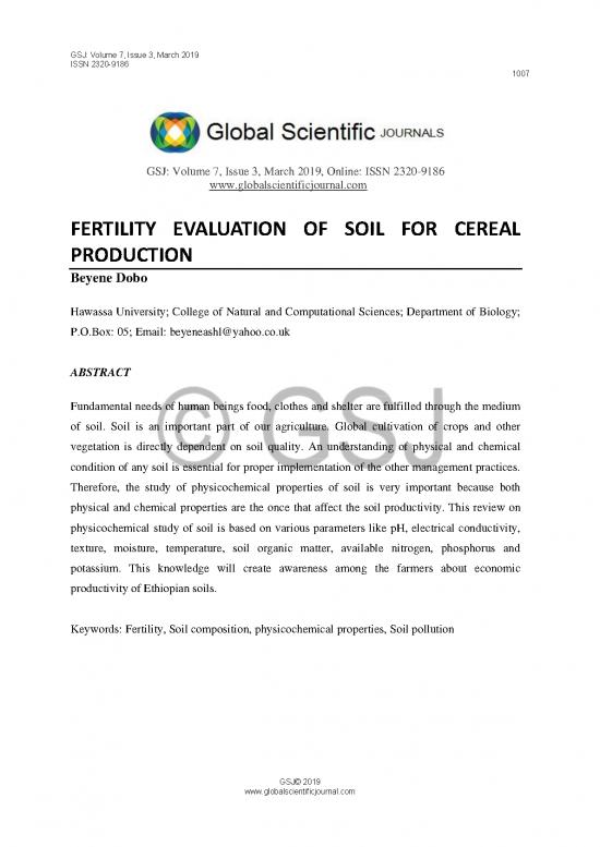 picture Study Pdf 89792 | Fertility Evaluation Of Soil For Cereal Production