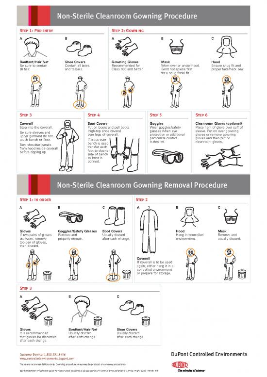 Aseptic Cleanroom Gowning Guide Pdf Poster