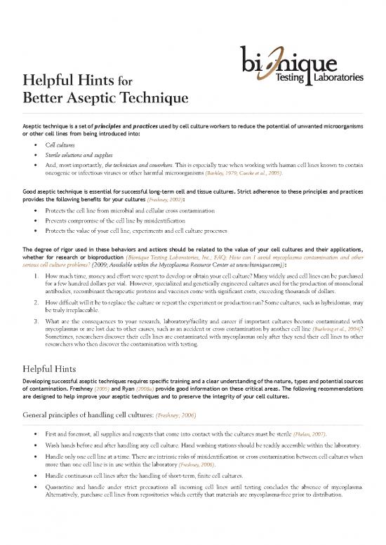 picture_Freshney Cell Culture 89387 | Helpfulhintsforbetteraseptictechnique