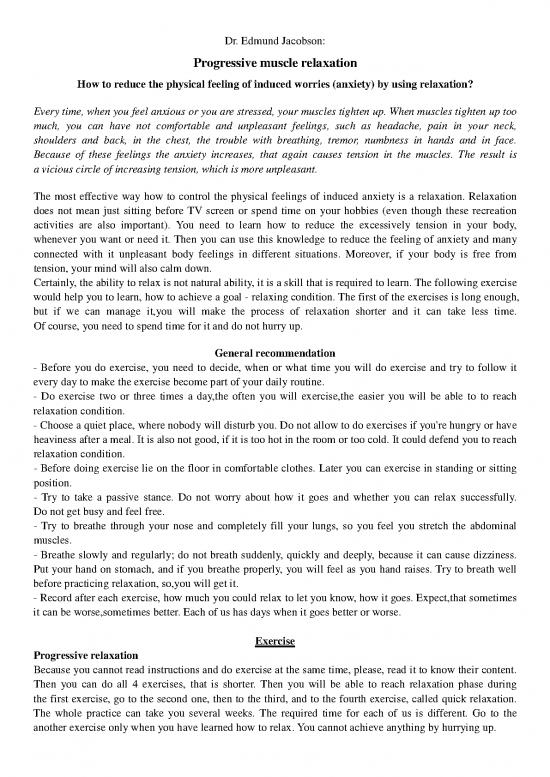 picture1_Jacobson Progressive Muscle Relaxation Pdf 91050 | Jacobson Progressive Muscle Relaxation Eng