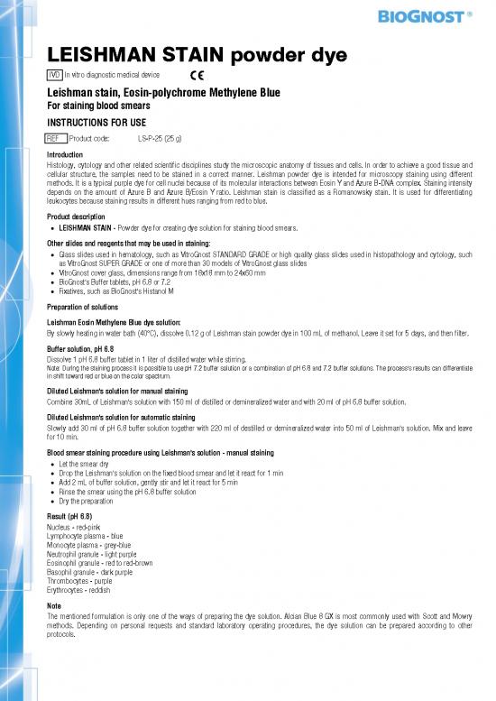 picture_Study Methods Pdf 89384 | Leishman Stain Powder Dye Ifu V3 En1