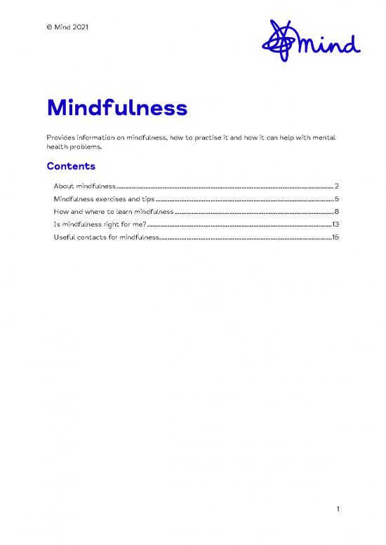 picture1_Therapeutic Exercises Pdf 90209 | Mindfulness 2021