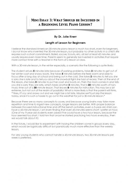 picture Piano Pdf 91384 | Mini Essay 3