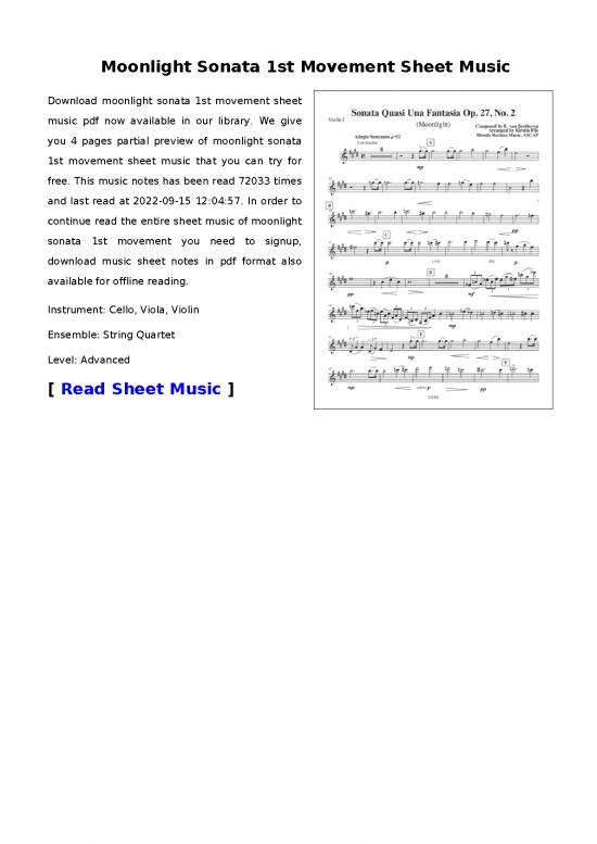 picture_Moonlight Sonata Pdf 91264 | Moonlight Sonata 1st Movement